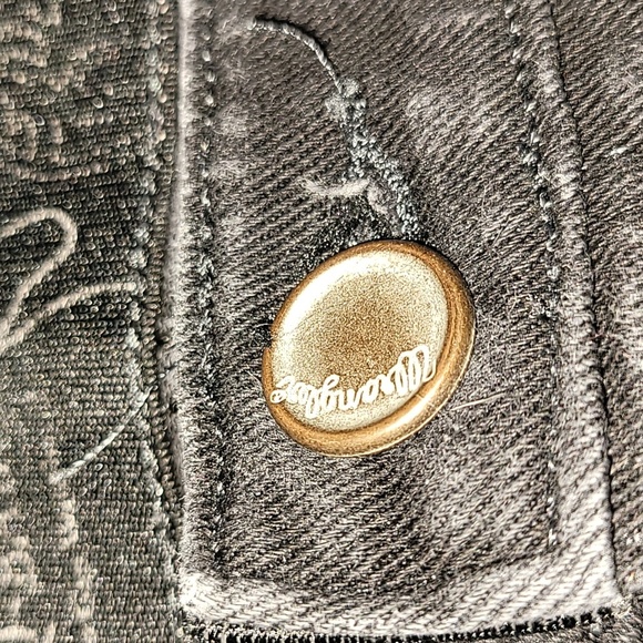 Vintage. USA FABRIC. Wrangler Q Baby Jeans. Stretchy waistband. Size 11/12 - Picture 14 of 16